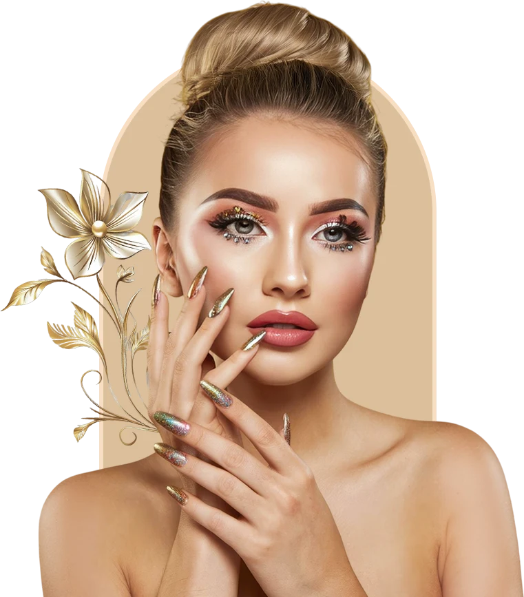 elegant woman model