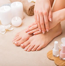pedicure white spa